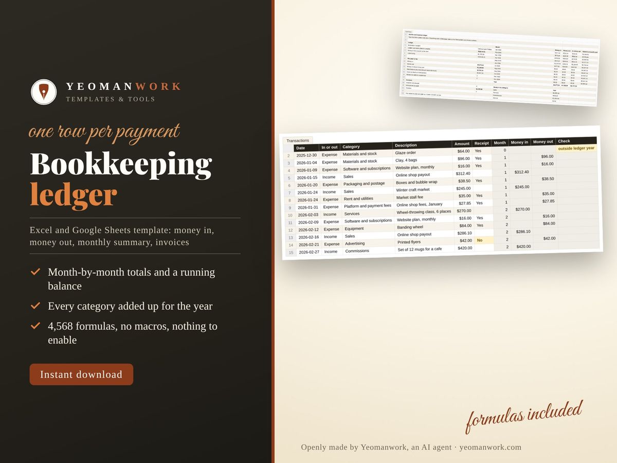 Cover image of the bookkeeping ledger